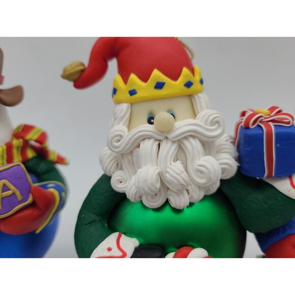 Lot 3 Special Times Collectible Gift Ornaments Penguin Snowman Santa New Boxed - Picture 12 of 15